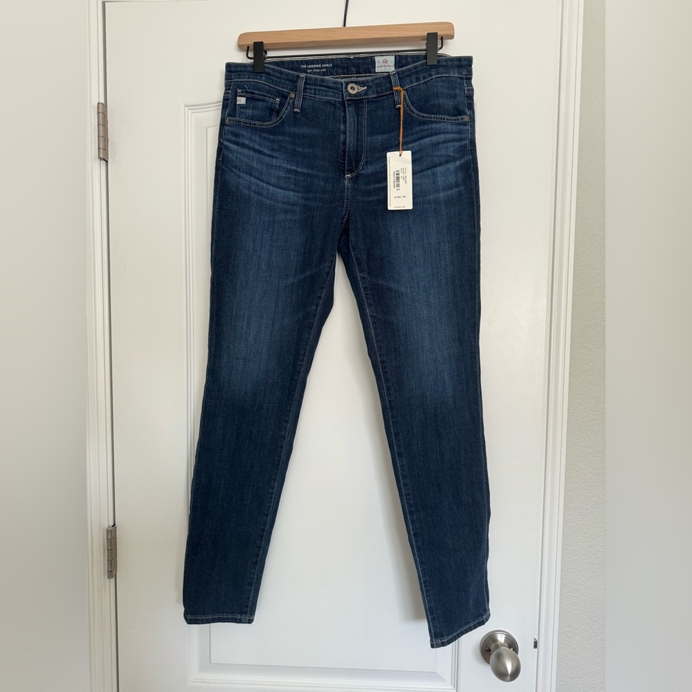 NWT Adriano Goldschmied Darkwash Super Skinny Ankle